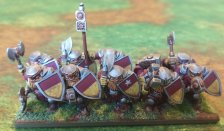 The Dulgrum Ironclad Regiment, despite it's name it is actually only a troop due to never recovering from recent losses.A rather old unit of mine which will be interesting to game with.